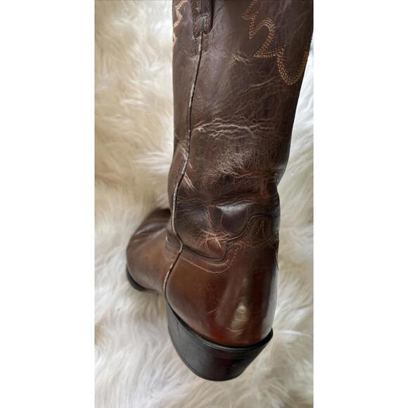 Ariat Sedona Men's Size 10.5 EE Brown Classic Leather Cowboy Western Boots - Picture 6 of 15